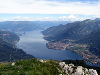 Veduta del Lario dai Corni di Canzo